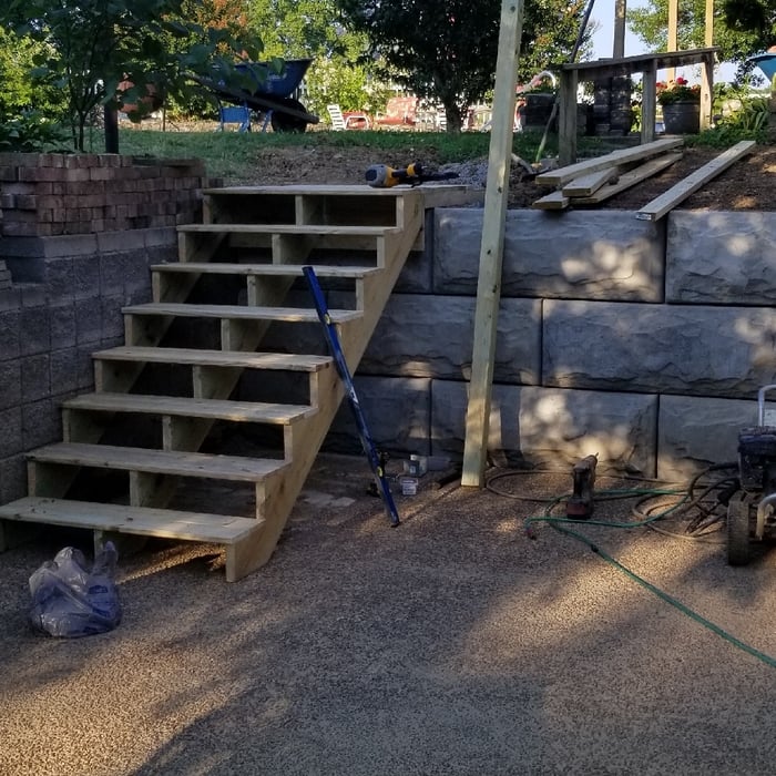 New Retaining wall