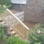New Retaining Wall.