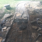 Flag Stone sidewalk.