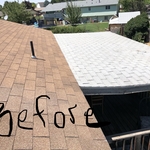 Low hanging leaky porch roof