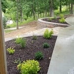 Block Wall and Steps