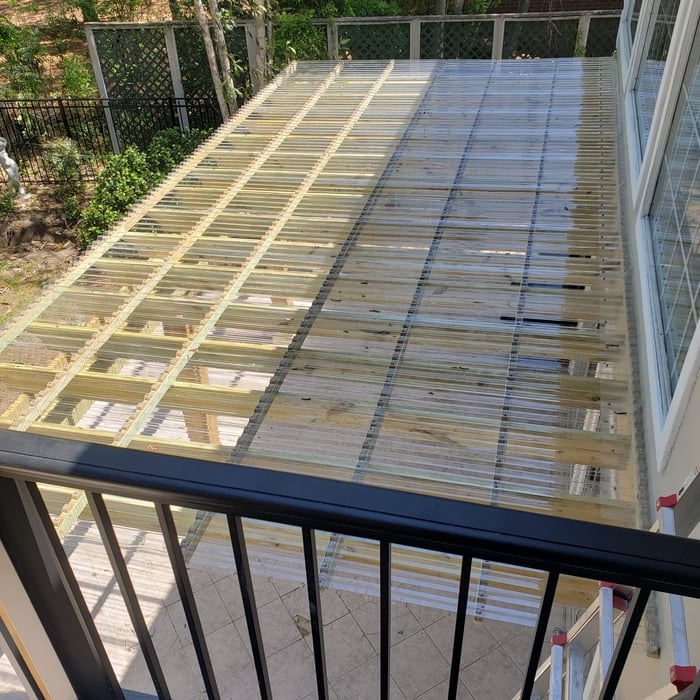Pergola Clear Roof