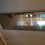 Mirror on wall