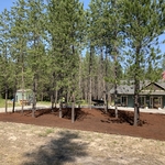 Fabric and Mulch Install