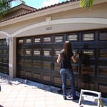 Garage Door Faux Wood Graining