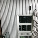 Grey siding after
