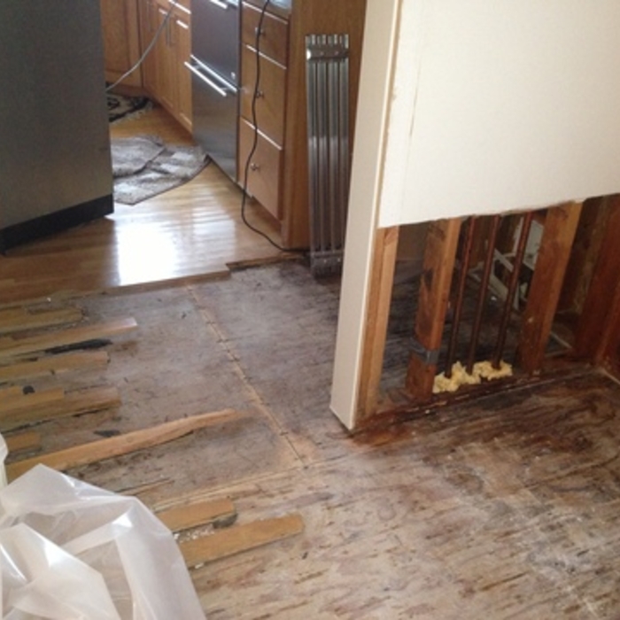 Water damage in Olympia W