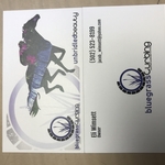 Bluegrass Curbing business card
