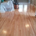 Finished install solid wood prefinished