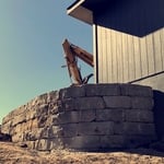 Natural Stone Retaining Wall