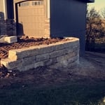 Natural Stone Retaining Wall