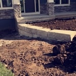 Natural Stone Retaining Wall