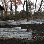 Natural Stone Retaining Wall