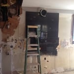 During construction.