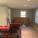 During construction.