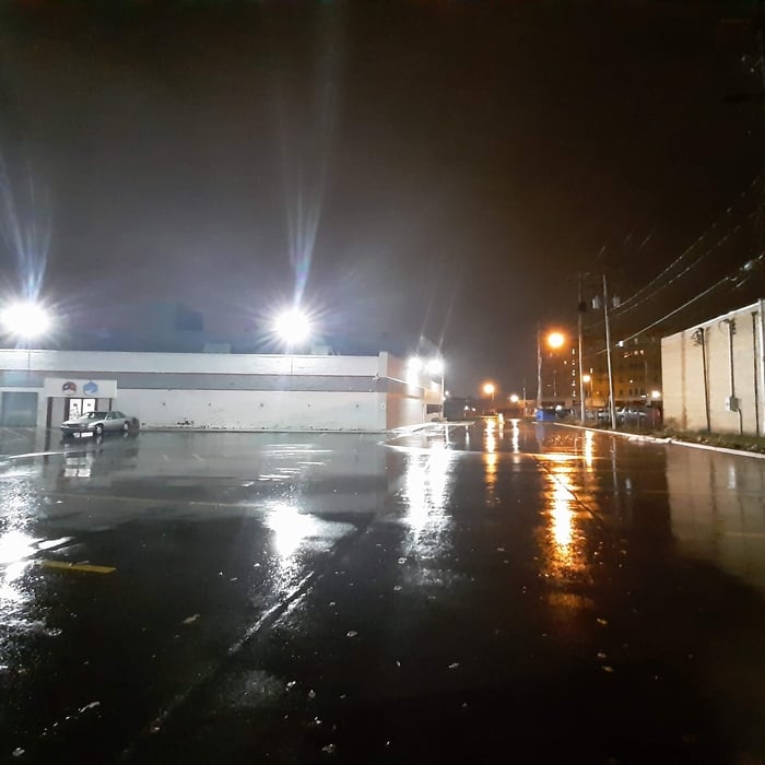 Parking Lot Entrance