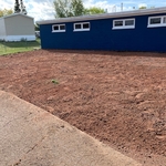 Asphalt removal for sand & playground install