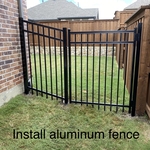 Aluminum fence