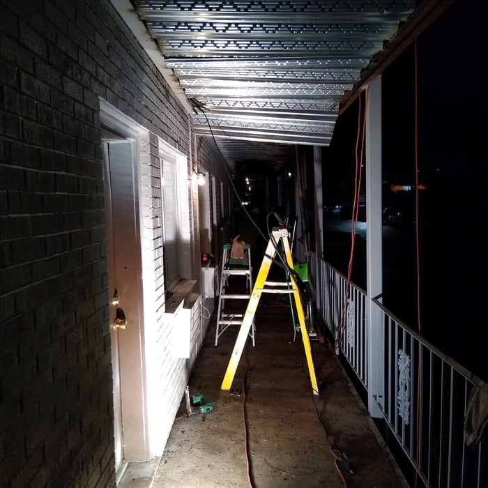 Pan decking