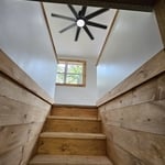 New basement stairs