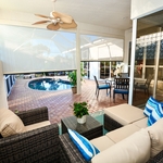 Screens Next To a Pool
