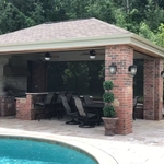 Outdoor Gazebo With Roll Screens
