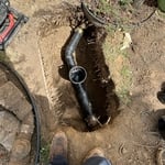 New Abs sewer clean check install