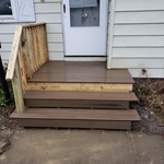 Porch and steps