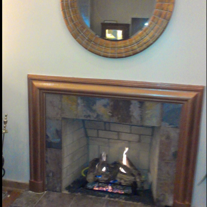 Tile Fireplace