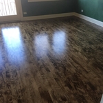 refinish dark stain/clear coat