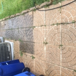 Paver stone walkway