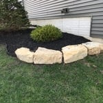 Outcropping rocks
