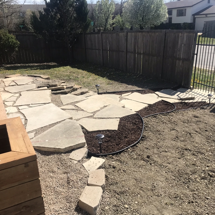 Walk way we done