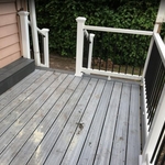 deck stair repair and railings