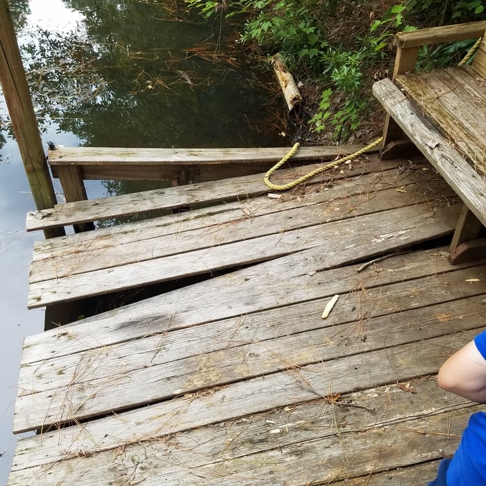 Damaged Dock