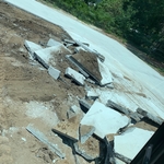 broken concrete