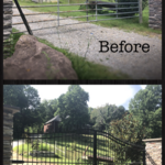 Automatic Driveway Gate Adds Curb Appeal