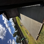 Concrete patio