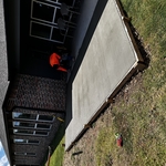 Concrete patio