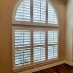 Custom Arched Basswood Shutter