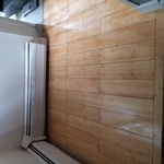 After 1st coat of polyurethane