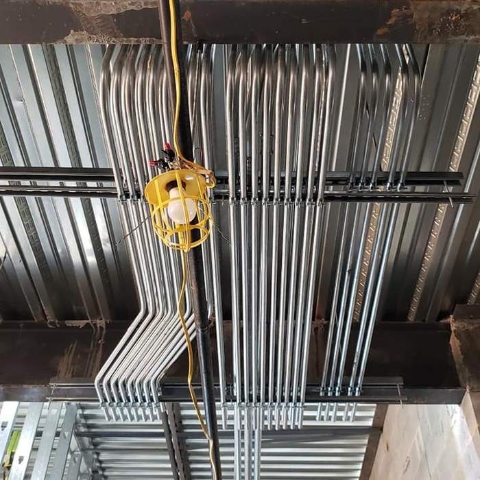 Random Pipe Rack installation