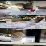 Security Cameras Monitor
