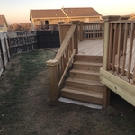 Lower level stairs