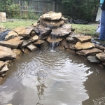 Backyard Pond w Waterfall