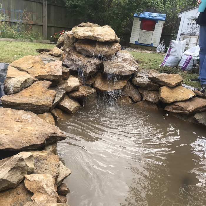 Backyard Pond w Waterfall
