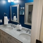 Marble Top Vanity Install