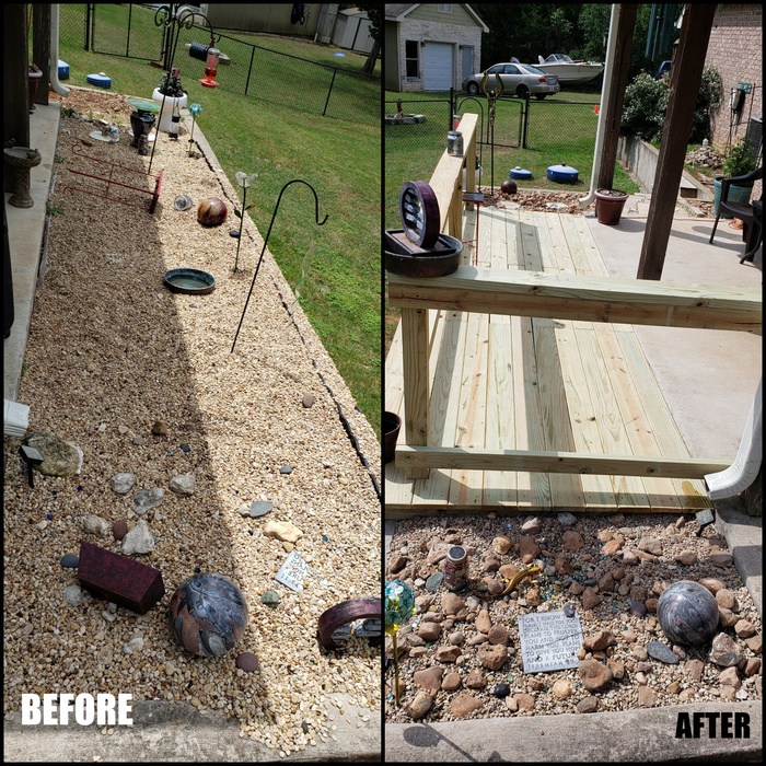 Deck and Landscaping