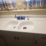 Farm style kitchen sink refinish