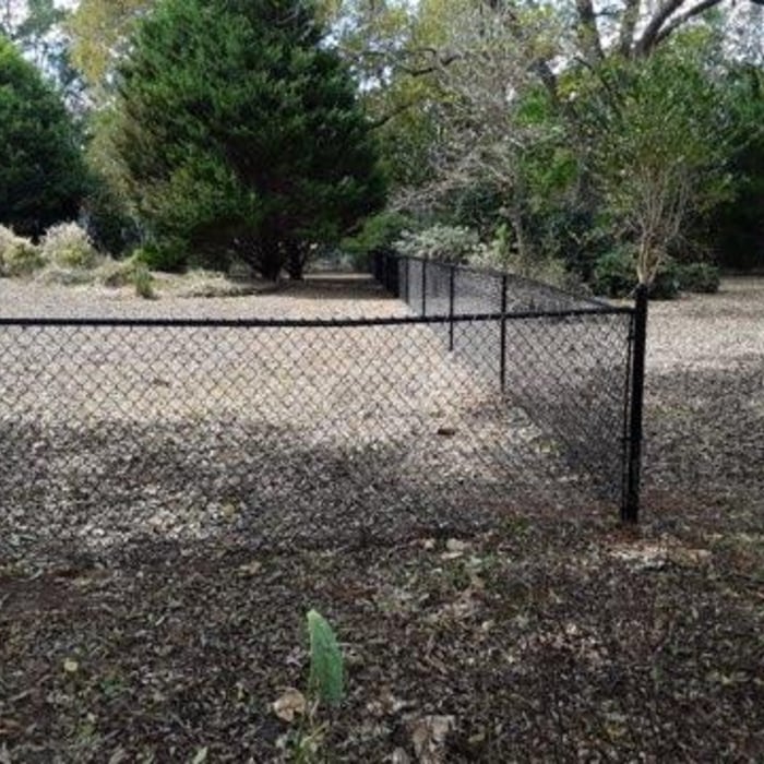 4 ft black chainlink fenc